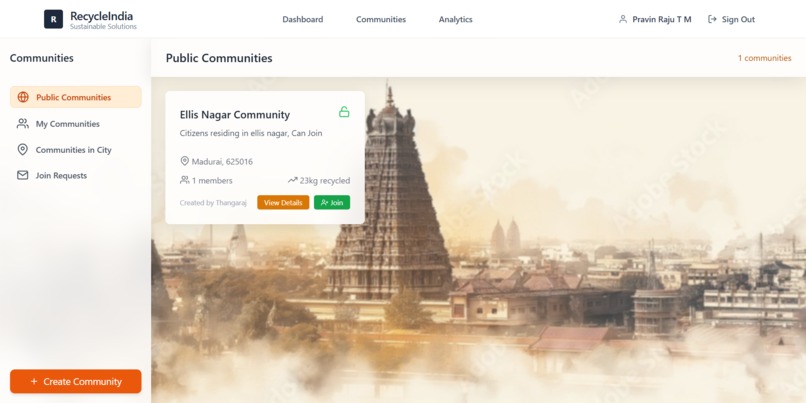 RecycleIndia – screenshot 1