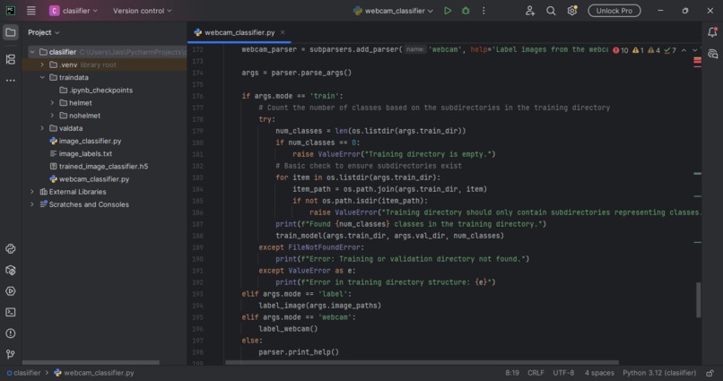 ULTRASRMART-AI HELMET DETECTOR – screenshot 2