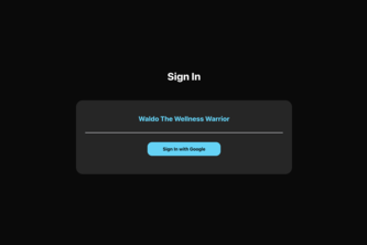 Waldo The Wellness Warrior