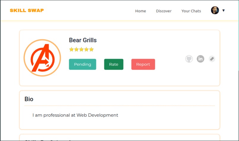 Skill Swap – screenshot 4