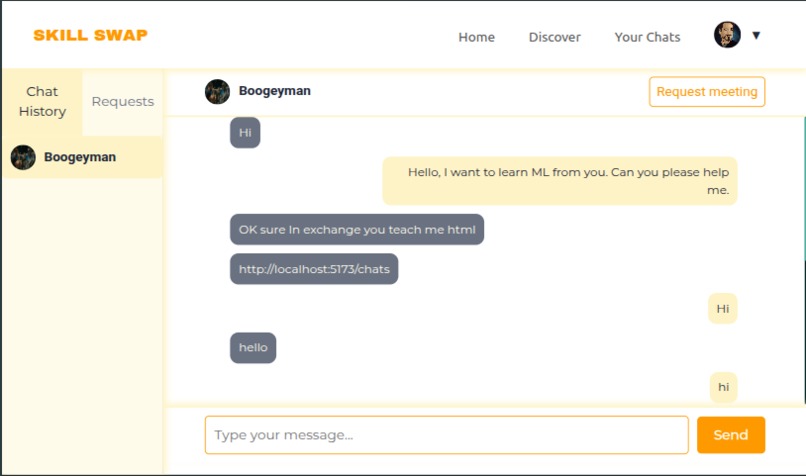 Skill Swap – screenshot 5