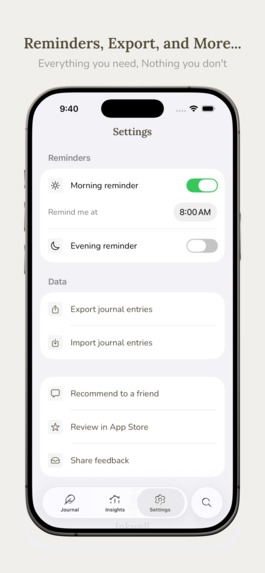 Inkwell: Micro Journaling – screenshot 2