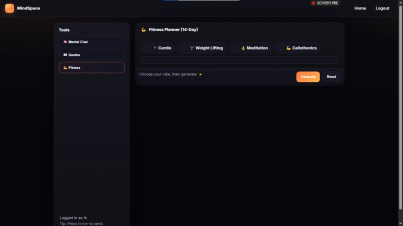 MindSpace – screenshot 3
