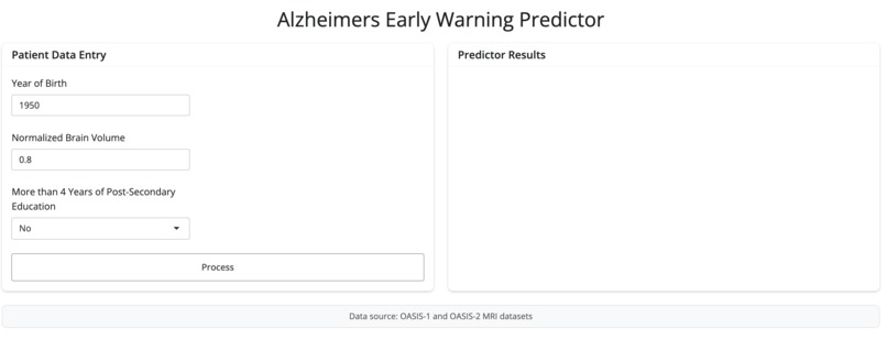 Alzheimer's Early Detection – screenshot 1