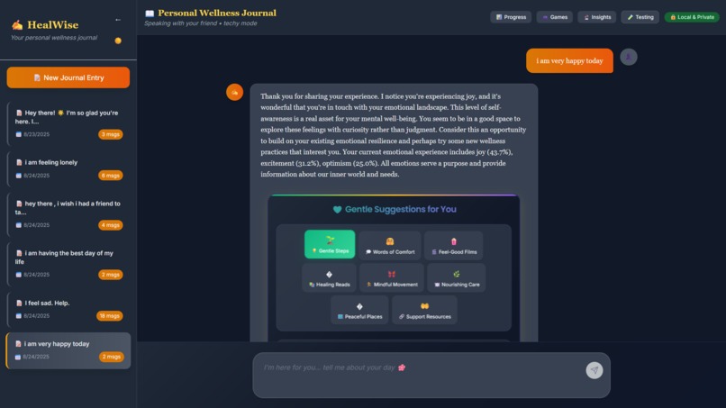 Healwise – screenshot 1