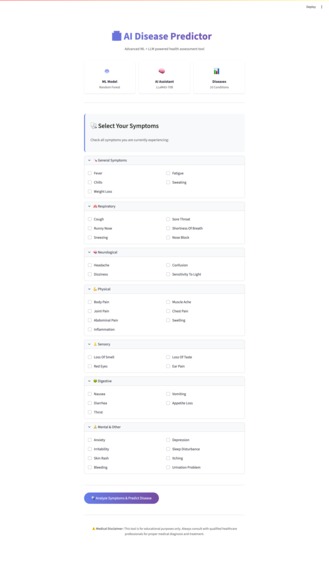 Disease Detection  – screenshot 1
