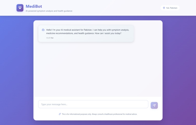 MediBot – AI Health Assistant – screenshot 1