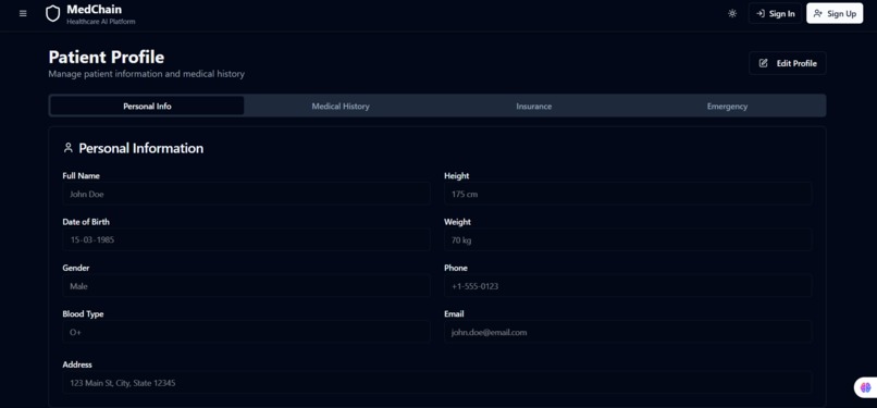 MedCHAIN – screenshot 8