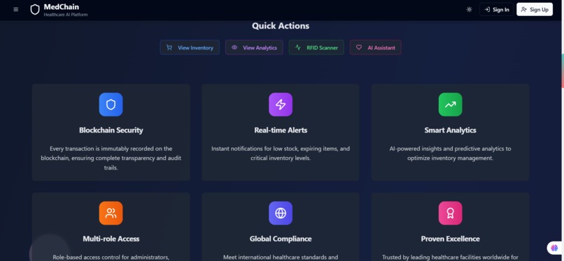 MedCHAIN – screenshot 2