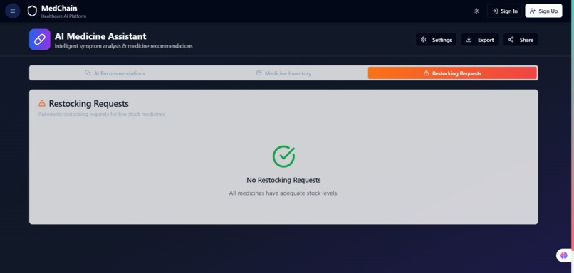 MedCHAIN – screenshot 14