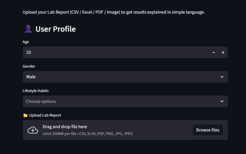 lab-report-explainer – screenshot 2