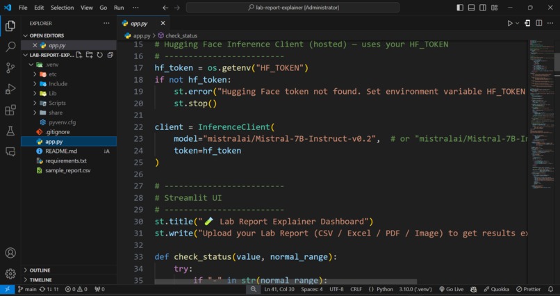 lab-report-explainer – screenshot 4