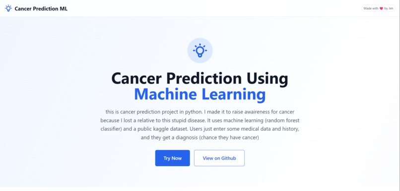 Cancer Prediction – screenshot 7