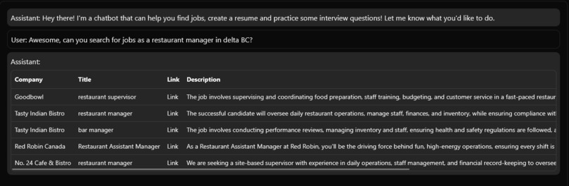 JobAI – screenshot 2