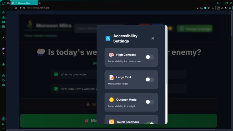 Monsoon Mitr – AI for Sustainable Farming – screenshot 5