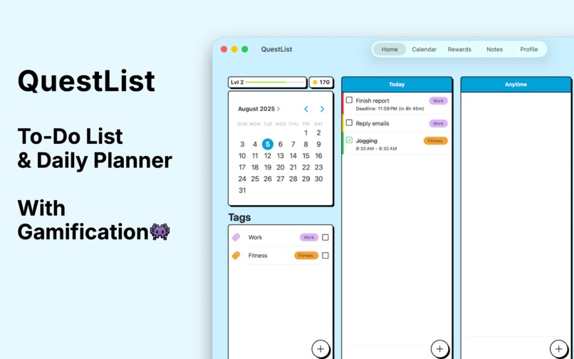 QuestList – screenshot 2