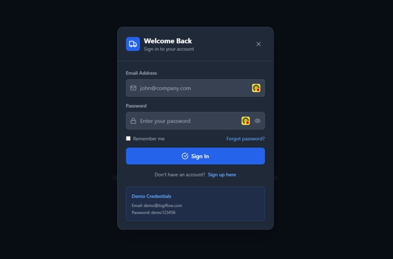 LogiFlow AI Intelligent Logistics Management Platform – screenshot 3