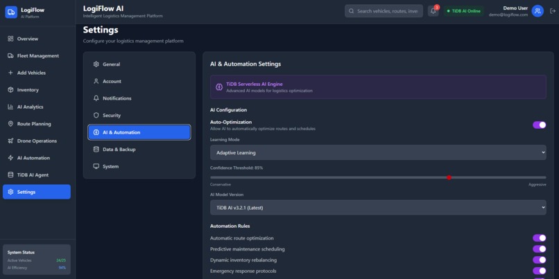 LogiFlow AI Intelligent Logistics Management Platform – screenshot 21