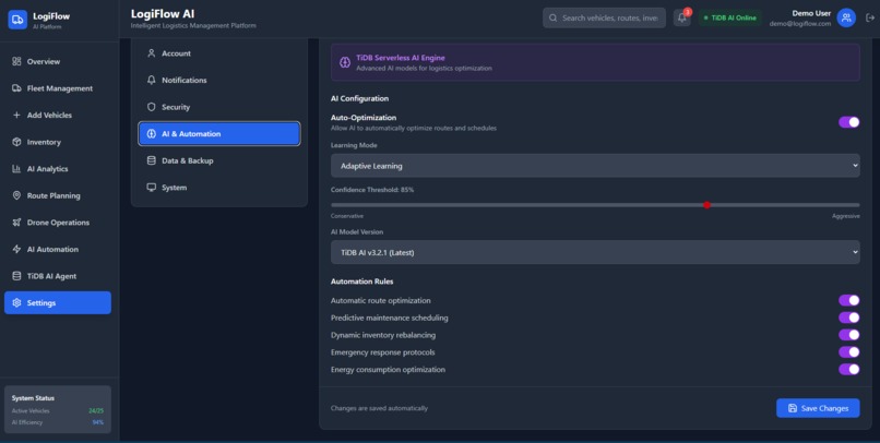 LogiFlow AI Intelligent Logistics Management Platform – screenshot 20