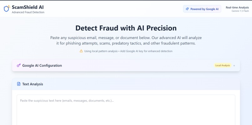 ScamShield AI – screenshot 1