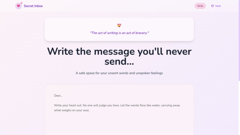 Secret Inbox – screenshot 1