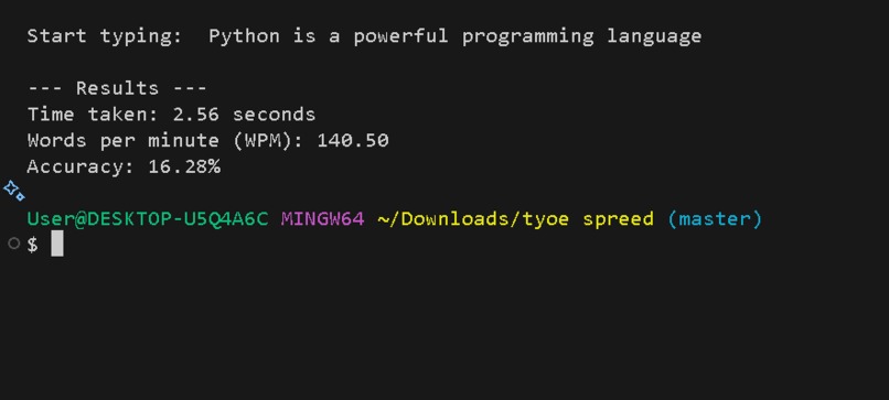 QuickTyp – screenshot 1