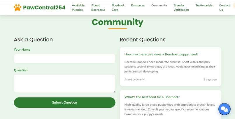 PawCentral254: Ethical Boerboel Adoption Platform – screenshot 5
