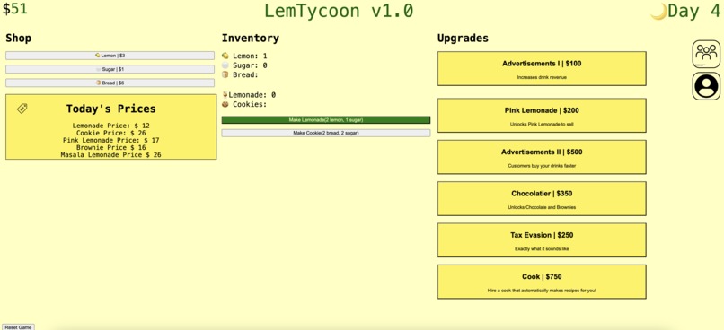 LemTycoon – screenshot 1