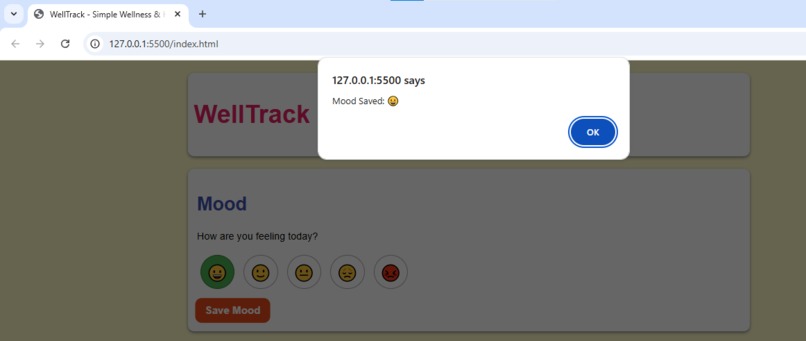 WellTrack – Simple Wellness & Habit Tracker – screenshot 2