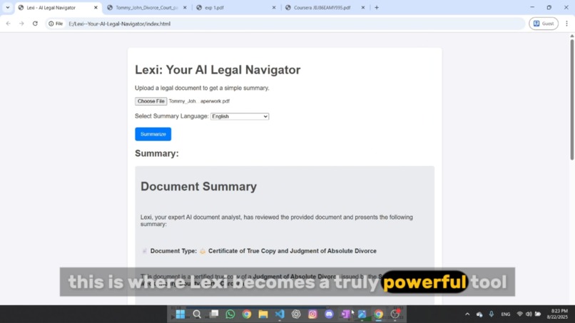 Lexi: Your AI Legal Navigator – screenshot 3