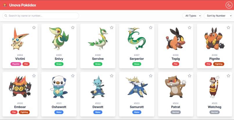 Unova Pokédex  – screenshot 3
