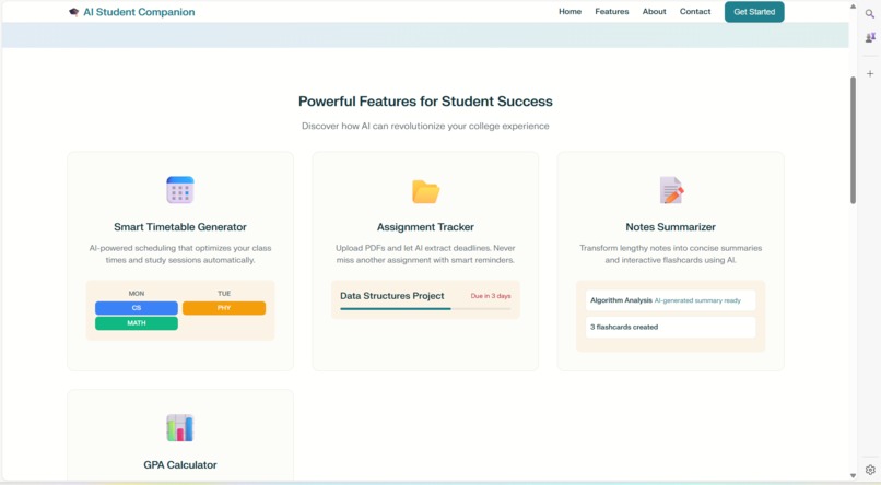 AI Student Companion – screenshot 2