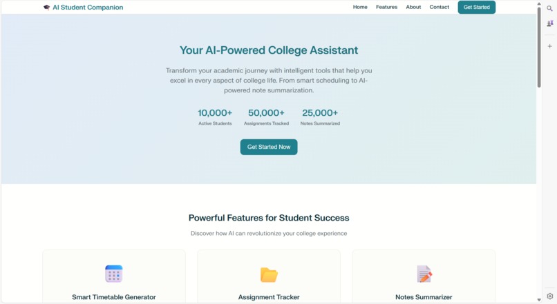 AI Student Companion – screenshot 1