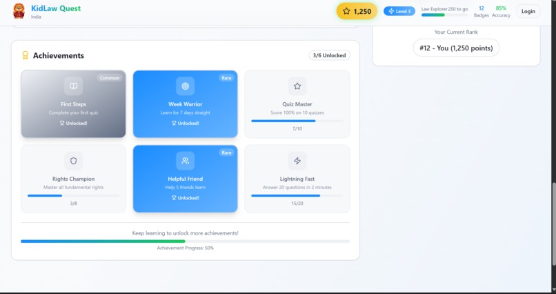 KidLaw Quest India – screenshot 4