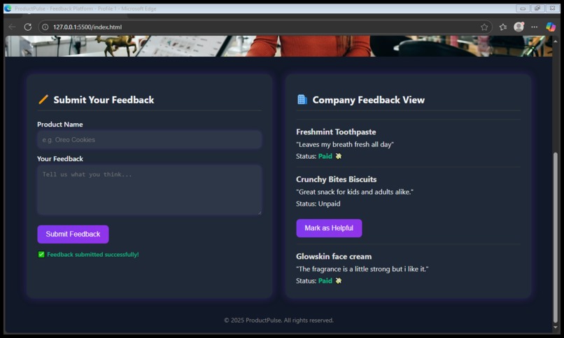 ProductPulse – screenshot 2