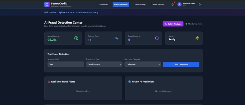 SecureCredit – screenshot 2