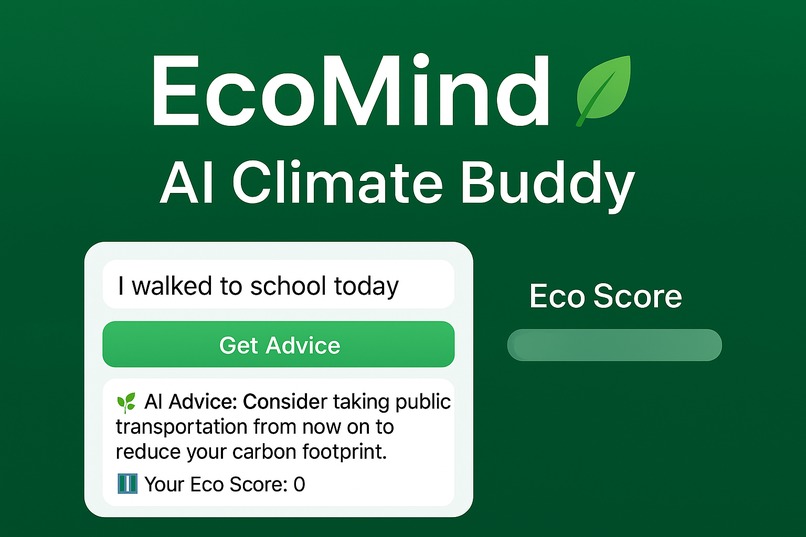 EcoMind — AI Climate Buddy  – screenshot 1