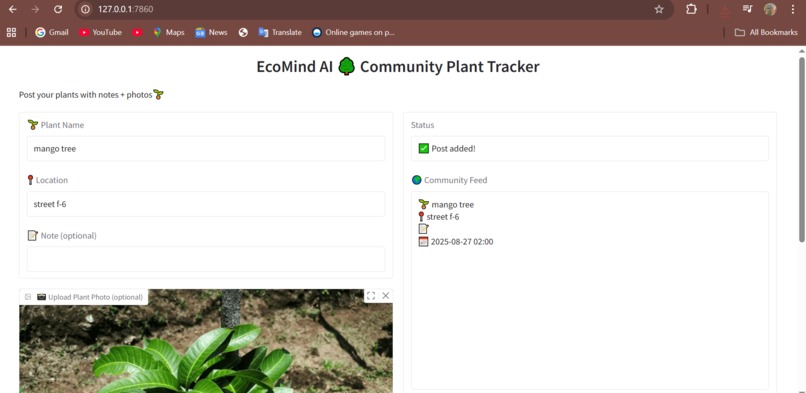EcoMind — AI Climate Buddy  – screenshot 2