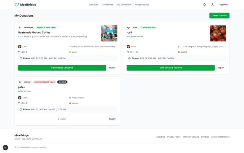 Meal Bridge – screenshot 4