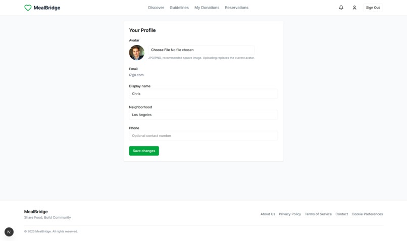 Meal Bridge – screenshot 5