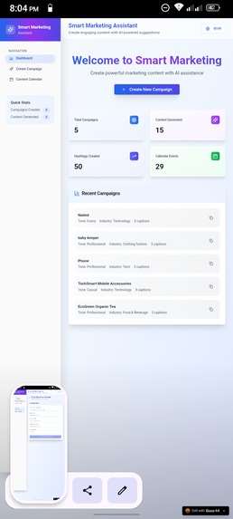 Smart Marketing Assistant – screenshot 1