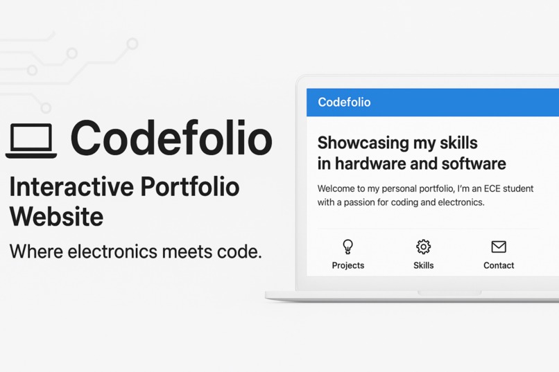 codefolio-My interactive portfolio website. – screenshot 1
