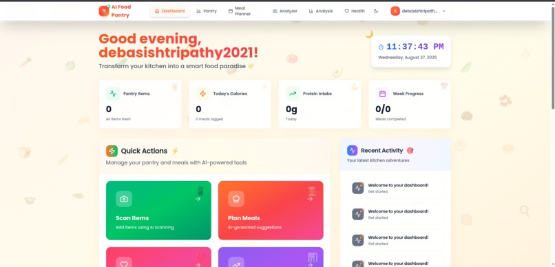AI Food Pantry Debasish Tripathy – screenshot 4