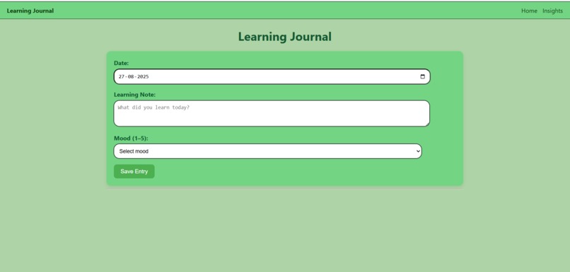 Learning-Journal – screenshot 2