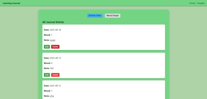 Learning-Journal – screenshot 3