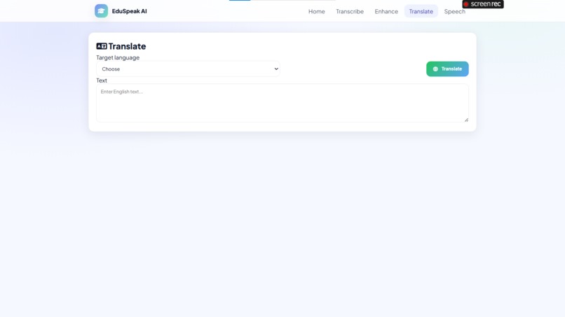 EduSpeak AI – screenshot 4