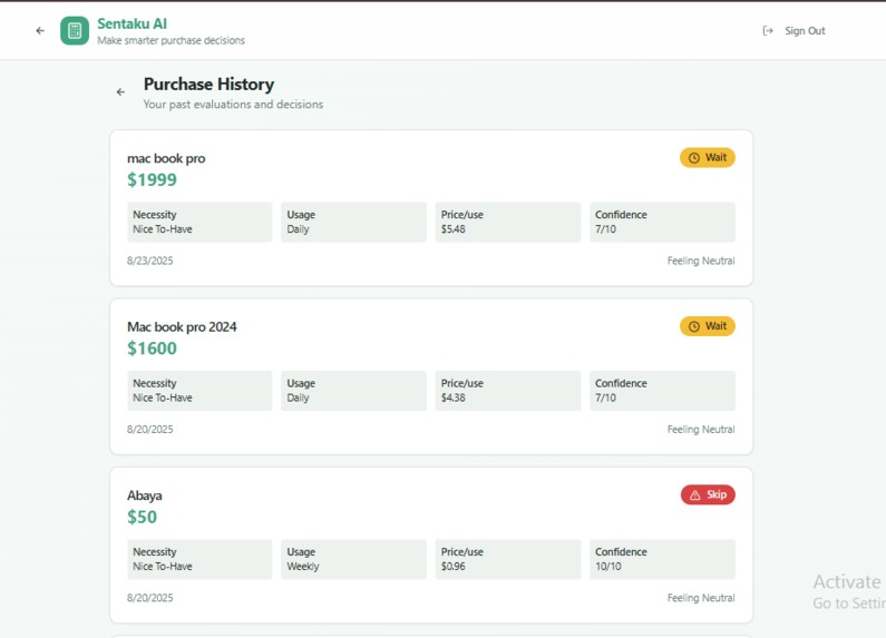 Sentaku AI – screenshot 3