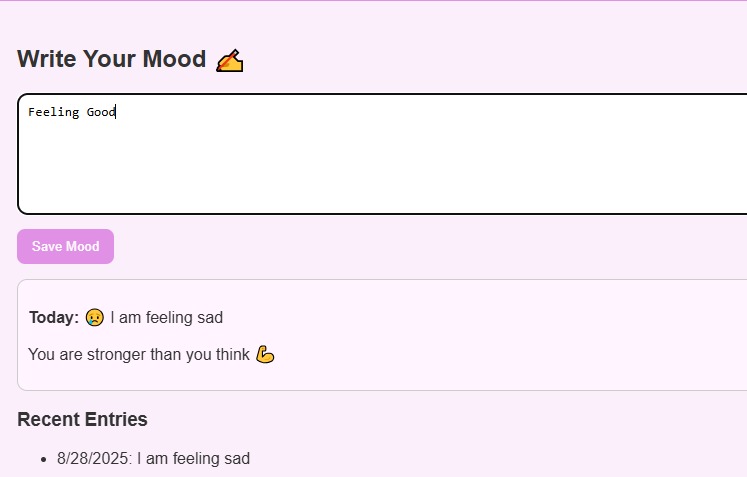 Mood Mirror – screenshot 2