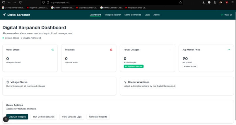 Digital Sarpanch: Agentic AI for Rural Empowerment – screenshot 2