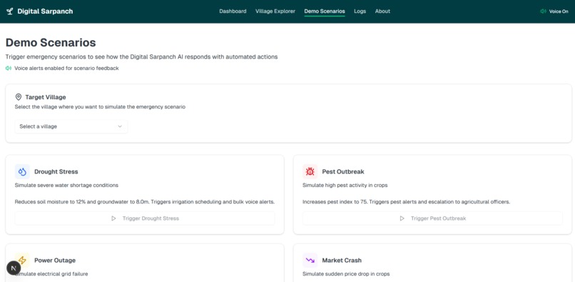 Digital Sarpanch: Agentic AI for Rural Empowerment – screenshot 1